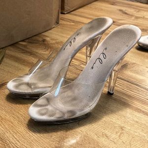 Ellie bikini competition heels strapless size 8